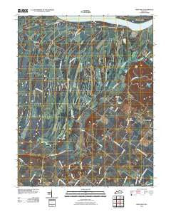 Smith Mills Kentucky Historical topographic map, 1:24000 scale, 7.5 X 7.5 Minute, Year 2010