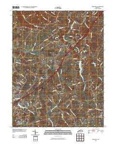 Smithfield Kentucky Historical topographic map, 1:24000 scale, 7.5 X 7.5 Minute, Year 2010