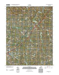 Smithfield Kentucky Historical topographic map, 1:24000 scale, 7.5 X 7.5 Minute, Year 2013