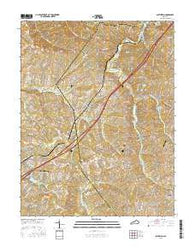 Smithfield Kentucky Current topographic map, 1:24000 scale, 7.5 X 7.5 Minute, Year 2016