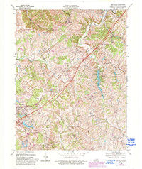 Smithfield Kentucky Historical topographic map, 1:24000 scale, 7.5 X 7.5 Minute, Year 1969