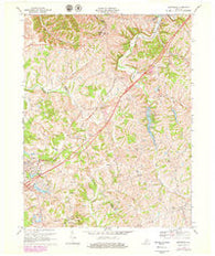 Smithfield Kentucky Historical topographic map, 1:24000 scale, 7.5 X 7.5 Minute, Year 1969