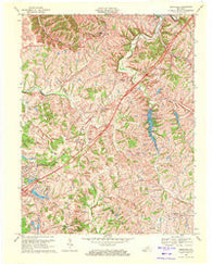 Smithfield Kentucky Historical topographic map, 1:24000 scale, 7.5 X 7.5 Minute, Year 1969