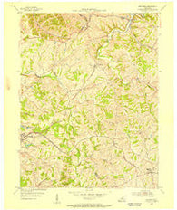 Smithfield Kentucky Historical topographic map, 1:24000 scale, 7.5 X 7.5 Minute, Year 1954