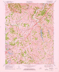 Smithfield Kentucky Historical topographic map, 1:24000 scale, 7.5 X 7.5 Minute, Year 1969