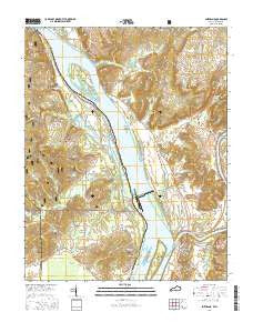Smithland Kentucky Current topographic map, 1:24000 scale, 7.5 X 7.5 Minute, Year 2016