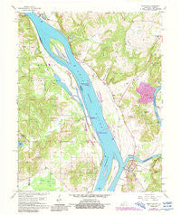 Smithland Kentucky Historical topographic map, 1:24000 scale, 7.5 X 7.5 Minute, Year 1967