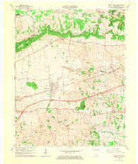 Smiths Grove Kentucky Historical topographic map, 1:24000 scale, 7.5 X 7.5 Minute, Year 1966