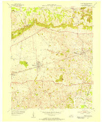 Smiths Grove Kentucky Historical topographic map, 1:24000 scale, 7.5 X 7.5 Minute, Year 1954