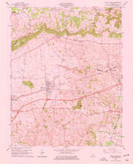Smiths Grove Kentucky Historical topographic map, 1:24000 scale, 7.5 X 7.5 Minute, Year 1966