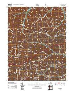 Soldier Kentucky Historical topographic map, 1:24000 scale, 7.5 X 7.5 Minute, Year 2011