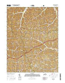 Soldier Kentucky Current topographic map, 1:24000 scale, 7.5 X 7.5 Minute, Year 2016