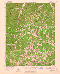 Soldier Kentucky Historical topographic map, 1:24000 scale, 7.5 X 7.5 Minute, Year 1951