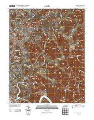 Somerset Kentucky Historical topographic map, 1:24000 scale, 7.5 X 7.5 Minute, Year 2010