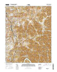 Somerset Kentucky Current topographic map, 1:24000 scale, 7.5 X 7.5 Minute, Year 2016