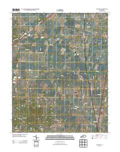 Sonora Kentucky Historical topographic map, 1:24000 scale, 7.5 X 7.5 Minute, Year 2013