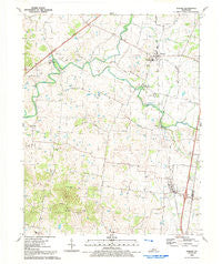 Sonora Kentucky Historical topographic map, 1:24000 scale, 7.5 X 7.5 Minute, Year 1992