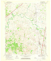 Sonora Kentucky Historical topographic map, 1:24000 scale, 7.5 X 7.5 Minute, Year 1967