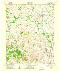 Sonora Kentucky Historical topographic map, 1:24000 scale, 7.5 X 7.5 Minute, Year 1961