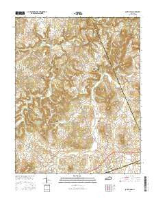South Union Kentucky Current topographic map, 1:24000 scale, 7.5 X 7.5 Minute, Year 2016