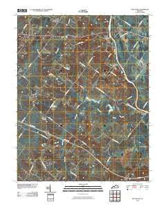 Spottsville Kentucky Historical topographic map, 1:24000 scale, 7.5 X 7.5 Minute, Year 2010