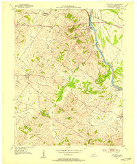 Spottsville Kentucky Historical topographic map, 1:24000 scale, 7.5 X 7.5 Minute, Year 1951