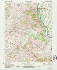 Spottsville Kentucky Historical topographic map, 1:24000 scale, 7.5 X 7.5 Minute, Year 1971