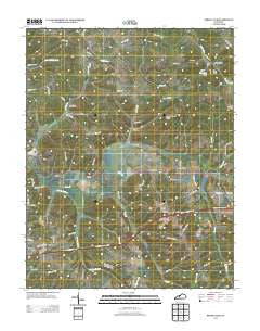 Spring Lick Kentucky Historical topographic map, 1:24000 scale, 7.5 X 7.5 Minute, Year 2013
