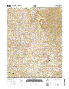 Springfield Kentucky Current topographic map, 1:24000 scale, 7.5 X 7.5 Minute, Year 2016