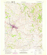Springfield Kentucky Historical topographic map, 1:24000 scale, 7.5 X 7.5 Minute, Year 1972