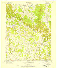 Spurlington Kentucky Historical topographic map, 1:24000 scale, 7.5 X 7.5 Minute, Year 1953
