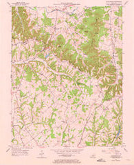 Spurlington Kentucky Historical topographic map, 1:24000 scale, 7.5 X 7.5 Minute, Year 1953