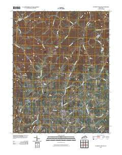 Stamping Ground Kentucky Historical topographic map, 1:24000 scale, 7.5 X 7.5 Minute, Year 2010
