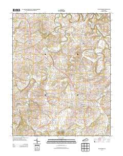 Stanford Kentucky Historical topographic map, 1:24000 scale, 7.5 X 7.5 Minute, Year 2013