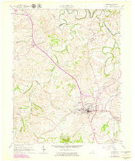 Stanford Kentucky Historical topographic map, 1:24000 scale, 7.5 X 7.5 Minute, Year 1961