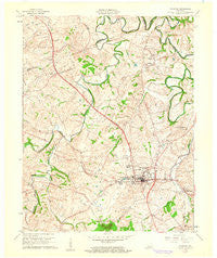 Stanford Kentucky Historical topographic map, 1:24000 scale, 7.5 X 7.5 Minute, Year 1961