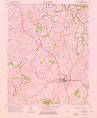 Stanford Kentucky Historical topographic map, 1:24000 scale, 7.5 X 7.5 Minute, Year 1961