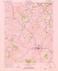 Stanford Kentucky Historical topographic map, 1:24000 scale, 7.5 X 7.5 Minute, Year 1961
