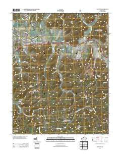 Stanton Kentucky Historical topographic map, 1:24000 scale, 7.5 X 7.5 Minute, Year 2013