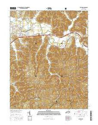 Stanton Kentucky Current topographic map, 1:24000 scale, 7.5 X 7.5 Minute, Year 2016