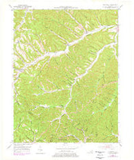 Stricklett Kentucky Historical topographic map, 1:24000 scale, 7.5 X 7.5 Minute, Year 1951
