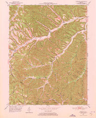 Stricklett Kentucky Historical topographic map, 1:24000 scale, 7.5 X 7.5 Minute, Year 1951