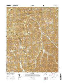 Sturgeon Kentucky Current topographic map, 1:24000 scale, 7.5 X 7.5 Minute, Year 2016