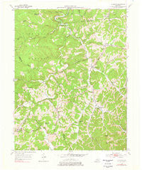 Sturgeon Kentucky Historical topographic map, 1:24000 scale, 7.5 X 7.5 Minute, Year 1953