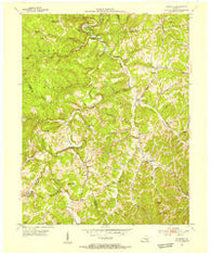 Sturgeon Kentucky Historical topographic map, 1:24000 scale, 7.5 X 7.5 Minute, Year 1953