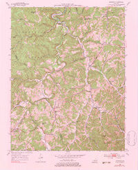 Sturgeon Kentucky Historical topographic map, 1:24000 scale, 7.5 X 7.5 Minute, Year 1953