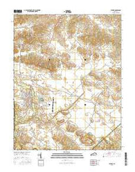 Sturgis Kentucky Current topographic map, 1:24000 scale, 7.5 X 7.5 Minute, Year 2016