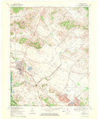 Sturgis Kentucky Historical topographic map, 1:24000 scale, 7.5 X 7.5 Minute, Year 1969