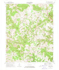 Sugar Grove Kentucky Historical topographic map, 1:24000 scale, 7.5 X 7.5 Minute, Year 1973