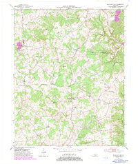 Sulphur Lick Kentucky Historical topographic map, 1:24000 scale, 7.5 X 7.5 Minute, Year 1953